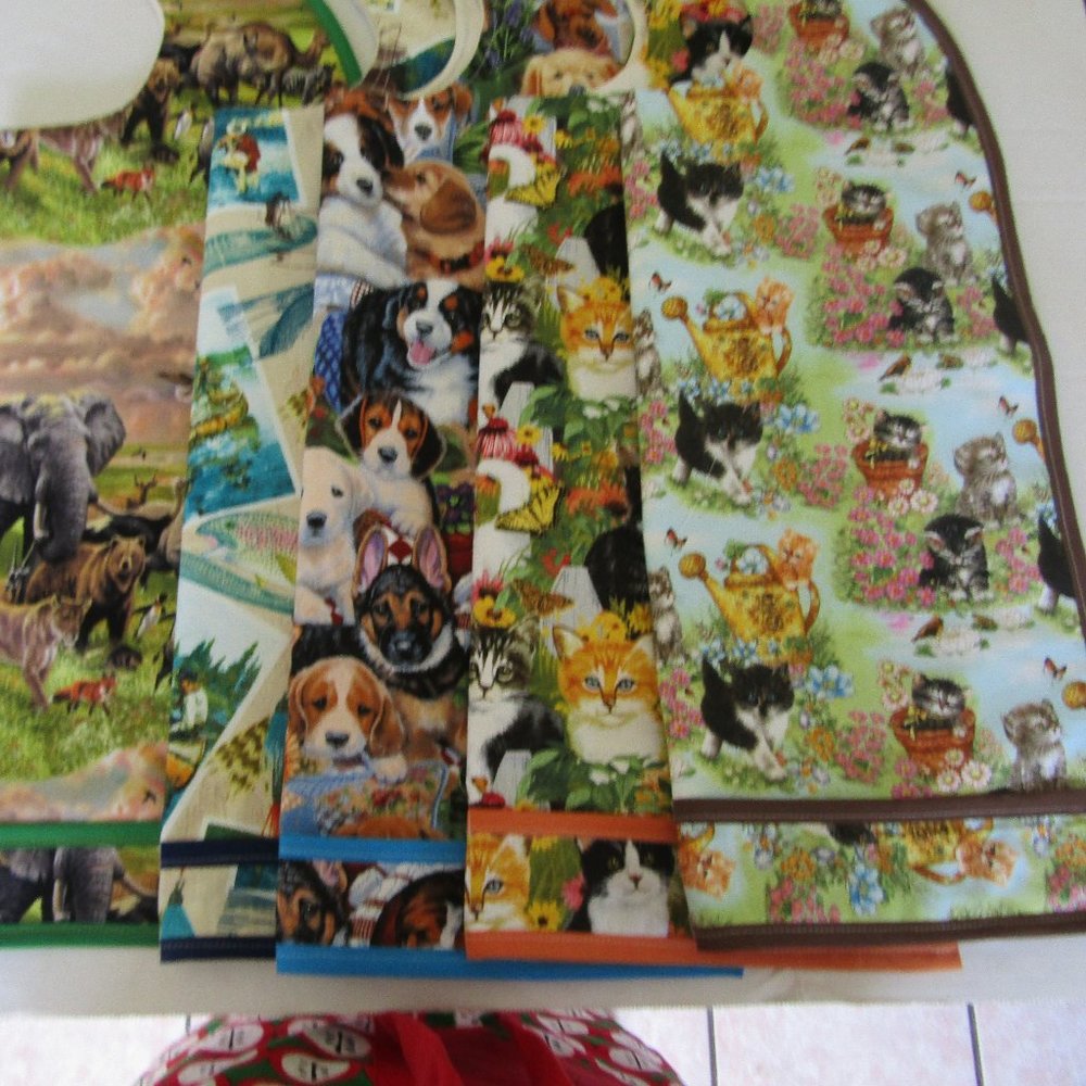 Adult Protector Bibs Reusable/Washable Disability Aid Tool , big kids bibs -each